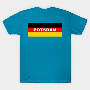 Potsdam City in German Flag T-Shirt